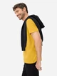 Футболка хлопковая длинная мужская Camel Active T-shirts 1/2 sleeves 409700-7T07-64 S Желтая (4063366306724) - изображение 4
