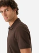 Поло длинное мужское Camel Active Polos 1/2 sleeves 409920-7P01-28 2XL Коричневое (4063366242091) - изображение 5