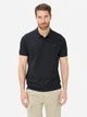 Поло длинное мужское Camel Active Polos 1/2 sleeves 409920-7P01-48 M Темно-синее (4063366242312) - изображение 1