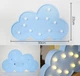 Декоративный детский LED светильник ночник Облачко UFT Funny Lamp Cloud 30 х 22х 2,8 см - изображение 5