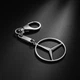 Брелок из белого золота Mercedes (Мерседес) (з9003.2) - изображение 2