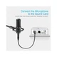 Мультимедійний кабель XLR M to XLR F 5.0m AV130 black Ugreen - зображення 6