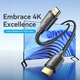 Кабель мультимедійний HDMI M to HDMI M 20.0m 4K cotton braided black VENTION (ALLBQ) - зображення 2