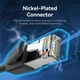 Патч-корд 1м, S/FTP cat 8 RJ-45 black VENTION (IKKBF) - зображення 2
