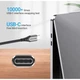 Дата кабель USB-C to USB-C 2.0m aluminum gray VENTION - зображення 2