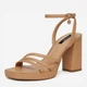 Женские босоножки Nine West TS6197-01 5906751132647 38 25.3 см Бежевые (5906751132715) - изображение 2
