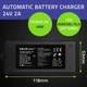 Automatyczna ładowarka Qoltec do akumulatora AGM/GEL/STD 24 V 2 A 48 W (5901878526652) - obraz 8