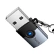 Перехідник HOCO Victory USB male to Type-C female adapter UA46B |USB3.0, 60W, LED| Grey - зображення 4