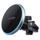 Автотримач для телефону з бездротовою зарядкою ACEFAST D3 Wireless Charging Qi 15W на дефлектор with MagSafe в машину Сталевий - зображення 1
