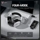 Навушники Onikuma Tri Mode headphones GT887 |BT5.4/2.4G/Type-C, 20/60H| White - зображення 6