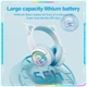 Бездротові ігрові навушники з RGB-підсвічуванням Onikuma B5 Bluetooth 5.3/2.4G/Type-C White/Blue (26850) - зображення 5