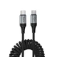 Кабель HOCO Type-C до Type-C Nuevo charging data cable X121 |1.5m, 60W| Black - зображення 1