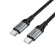 Кабель HOCO Type-C до Type-C Nuevo charging data cable X121 |1.5m, 60W| Black - зображення 4