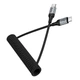 Кабель HOCO Type-C до Type-C Nuevo charging data cable X121 |1.5m, 60W| Black - зображення 6