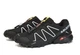 Чоловічі кросівки Salomon Speedcross 3 чорний з білим 42 - изображение 7