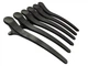 Пластиковый парикмахерский зажим Zauber-manicure (чёрный) 6шт 06-096-6 - изображение 8