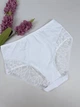 Слипы с цветочным кружевом 8204, 4XL (ОБ 126-133), Белый - изображение 3