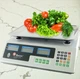 Настольные торговые весы Domotec до 50 кг со счетчиком цены, в пластиковом корпусе с бортиками для точного взвешивания товаров (822) - изображение 3