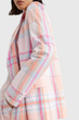 Жіночий піджак Tommy Hilfiger Madras Check Db в клітинку S WW0WW36519 0PP (36) - изображение 4