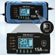 Inteligentna mikroprocesorowa ładowarka Qoltec do akumulatora AGM/GEL/LiFePO4 12 V 15 A (5901878526669) - obraz 9