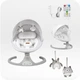 Крісло-гойдалка MoMi KENANI Light Grey - зображення 1