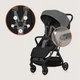 Прогулянкова коляска Lionelo JULIE AIR GREY STONE - зображення 6