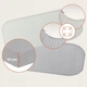 Простыня Lionelo BAMBOO SHEET OFF WHITE GREY 118x60 - изображение 3