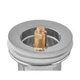 Донный клапан для раковины Koer PW-07-11 1 1/4'' с переливом автоматический СLICK-СLACK (Белая крышка) (KR5784) - изображение 8