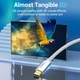 Кабель HDMI M - M, 10.0 м, V2.0, 4K 60Гц, обплетення, Silver Metal Type Vention - изображение 2