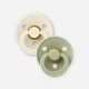 Соска BIBS 6-18 m Colour Latex Round Ivory/Sage, 2 шт S700 - изображение 2