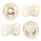 Набір пустушок 0-6 m BIBS Baby Try It Collection - Ivory - изображение 3