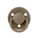 Соска пустушка BIBS De Lux Silicone Round (кругла) – Dark Oak - зображення 1