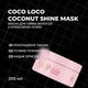 Маска для сяйва волосся з кокосовою олією Lee Stafford Coco Loco Coconut Shine Mask ,200мл - изображение 2