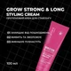 Протеїновий крем для стайлінгу Lee Stafford Grow Strong & Long Protein Treatment Styling Cream,100мл - изображение 1