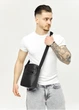 Мужская сумка мессенджер Sambag Makros черная 23 × 19 × 7 см (70278001m) - изображение 2