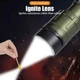 Мощный аккумуляторный LED фонарь HUUKERS FX-2503 5000 mAh, светодиодный ручной фонарь с линзой - изображение 11