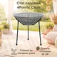Комплект садовой мебели 4Points Capri круглый стол + 2 стула серый - изображение 2