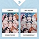 Картина по номерам 80*60 см Аниме K-Pop: Stray Kids Оригами LW 31890 большой размер - изображение 7