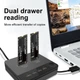 Док-станция для M.2 SSD Zunate 2-слотовая, клонирует офлайн, USB Type C, до 2TB - изображение 7
