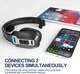 Беспроводная Bluetooth гарнитура Sarevile V5.2 с микрофоном для звонков черная - изображение 7