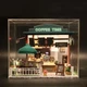 3D Румбокс DIY DollHouse "Coffee Time" кафе+ Пылезащитный купол C006Z - изображение 2