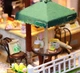 3D Румбокс DIY DollHouse "Coffee Time" кафе+ Пылезащитный купол C006Z - изображение 9