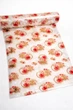 Прозоре захисне покриття для столу Prestige 60×100 см ПВХ з лазерним декором «Royal Floral Gold» (085A) - зображення 1