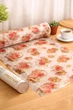 Прозоре захисне покриття для столу Prestige 60×100 см ПВХ з лазерним декором «Royal Floral Gold» (085A) - зображення 2