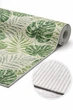 Аквамат DEKOMARIN Tropical Monstera 265C 80×100 см — ПВХ 825 г/м², зелений ботанічний принт, килим для ванни - зображення 8