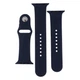 Ремінець для Apple Watch Band Silicone Two-Piece 42/44/45/49 mm 08.Dark Blue - изображение 1