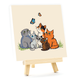 Картина за номерами, Funny Cats , 15х15см, з мольбертом, ROSA START - изображение 3