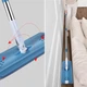 Швабра с ведром 11 л с автоматическим отжимом + 2 насадки Cleaning Mop серая (G5940) - изображение 4