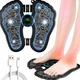 Масажний килимок для ніг 8 режимів USB акумуляторний чорний Foot Massager 8R - зображення 2