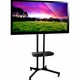 Стійка для телевізора 32-70 дюймів до 40 кг з регулюванням висоти TV CART 1500 чорна - зображення 4